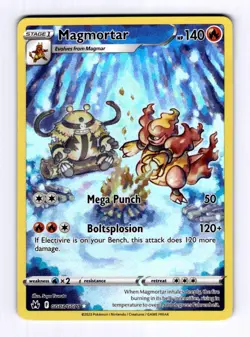 Magmortar Crown Zenith: Galarian Gallery #GG03 (2020) Ultra Rare Holo NM Pokemon - Image 1