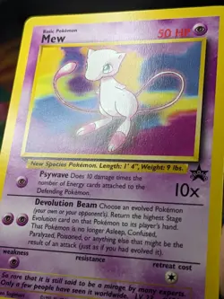Mew Pokemon TCG 2000 Movie Promo Regular Black Star #8 - Image 3