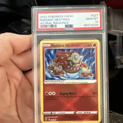 Pokemon TCG Radiant Heatran Astral Radiance 027/189 Holo Radiant Rare - Image 1
