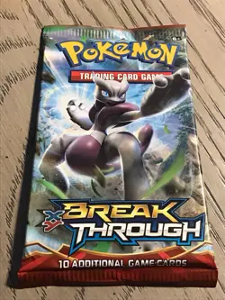 Pokemon TCG | XY BREAKthrough | 1 Booster Pack | Mega Mewtwo X Art | New - Image 1