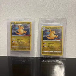 2X Pokemon Dragonite 131/195 Holo - Silver Tempest GameStop Promo Stamp SEALED - Image 1