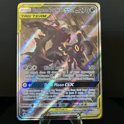 Pokemon TCG Umbreon & Darkrai Tag Team GX SM241 Promo Near Mint Condition - Image 1