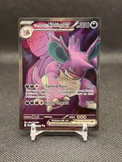 Team Rockets Nidoking EX216/182 Sv10: Destined Rivals Ultra Rare Pokemon TCG - Image 1