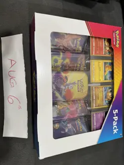 Pokemon Costco 5 Pack Mini Tins Kanto Powers Sealed - Image 1