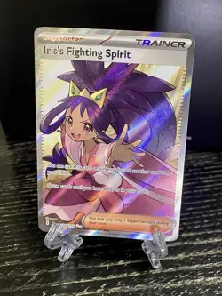 Pokemon TCG Iris's Fighting Spirit 180/159 Sv09: Journey Together Holo - Image 1