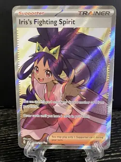 Pokemon TCG Iris's Fighting Spirit 180/159 Sv09: Journey Together Holo - Image 2