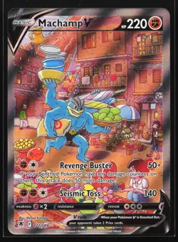 Pokemon Machamp V 172/189 Alt Art Astral Radiance Ultra Rare Full Art Holo NM - Image 1
