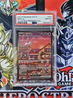 Pokemon PSA 8 Mew EX #051 Alternative Art Promo 151 Ultra Premium - Image 1