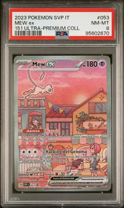 Pokemon PSA 8 Mew EX #051 Alternative Art Promo 151 Ultra Premium - Image 3