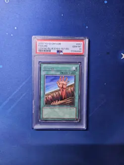 yugioh lob-057 fissure 1st edition 2002 psa10 - Image 1