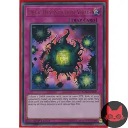 Yugioh Deck Devastation Virus LCKC-EN047 Ultra Rare 1st Edition NM - Image 1