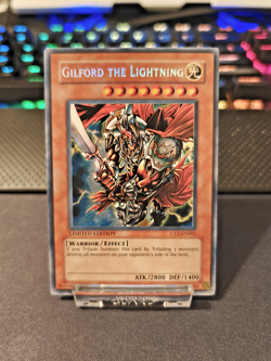 YUGIOH • GILFORD THE LIGHTNING • SECRET RARE • CT2-EN001 • LIMITED EDITION • NM - Image 1