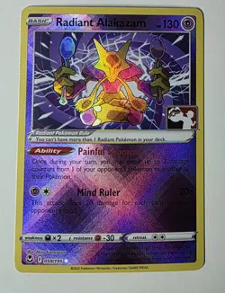 Radiant Alakazam Radiant Rare Prize Pack Series Cards 059/195 - Image 1