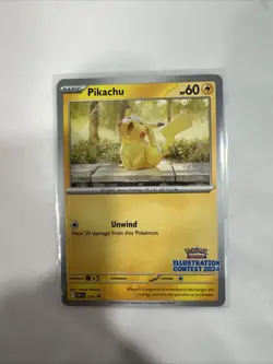 Pikachu - 214 (Illustration Contest 2024) 214 Sv: Scarlet & Violet Promo Card - Image 1