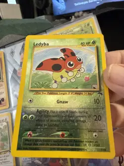 Ledyba 7/18 - Pokemon Reverse Holo Southern Islands - TCG Card - MP Crease P18 - Image 1