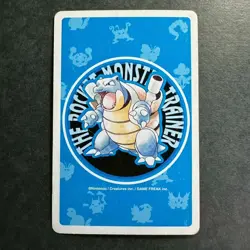 S2616 Ponyta 7 of Spades Blue Blastoise Deck Playing Poker Card Pokemon - Image 2