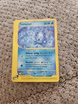 Pokemon Card - Aquapolis 113/147 - TENTACOOL (common) - NM - Image 1