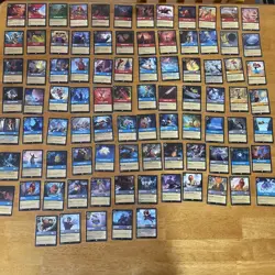Disney Lorcana Chapter 1 Lot Over 80 Cards No Duplicates All Cards Pictured (L5) - Image 1