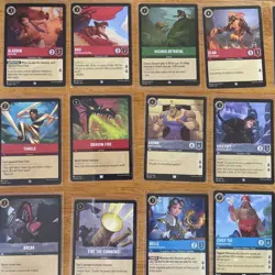 Disney Lorcana Chapter 1 Lot Over 80 Cards No Duplicates All Cards Pictured (L5) - Image 2