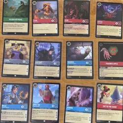 Disney Lorcana Chapter 1 Lot Over 80 Cards No Duplicates All Cards Pictured (L5) - Image 3