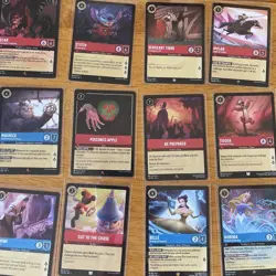Disney Lorcana Chapter 1 Lot Over 80 Cards No Duplicates All Cards Pictured (L5) - Image 4