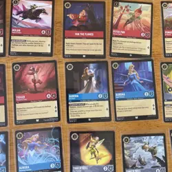 Disney Lorcana Chapter 1 Lot Over 80 Cards No Duplicates All Cards Pictured (L5) - Image 5