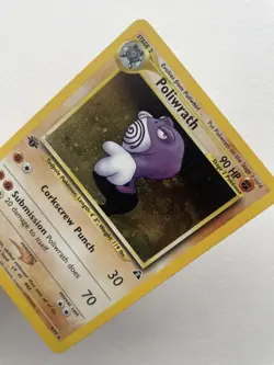 Pokemon Card: Neo Discovery 1st Edition Holo Rare: Poliwrath 9/75 - Image 1