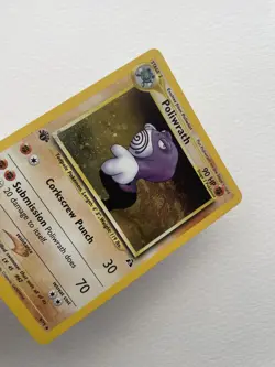 Pokemon Card: Neo Discovery 1st Edition Holo Rare: Poliwrath 9/75 - Image 3