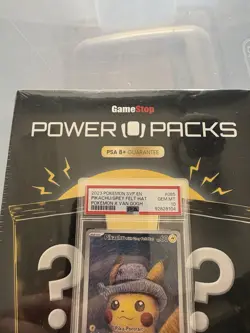 GameStop Power Pack Series 2 (1) PSA 8+ Graded Card & (2) TCG Booster Packs NEW - Image 3