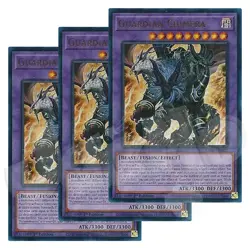 Yugioh - Guardian Chimera x 3 - 1st Edition Ultra Rare - Free Holographic Card - Image 1