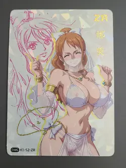 Nami One Piece - Goddess Story K2-ZR Anime Girl Waifu Doujin Card - Image 1