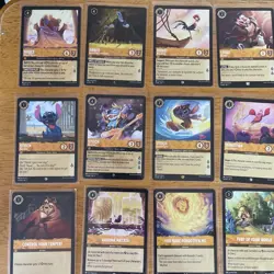 Disney Lorcana Chapter 1 Lot Over 100 Cards No Duplicates All Cards Pictured (P) - Image 2