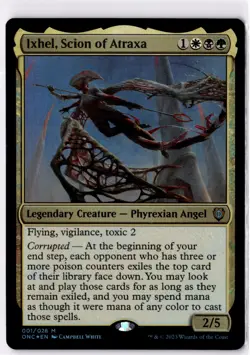 Ixhel Scion Of Atraxa NM* FOIL Phyrexia All Will Be One Commander 001-UnltdCards - Image 1