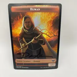 WIZARDS OF THE COAST Dan Scott Signed MTG: Human 010/021 T Artist Proof - Image 1