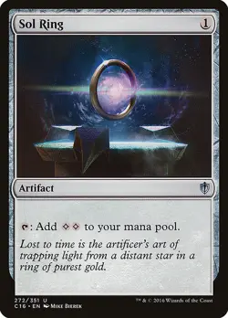 1x Sol Ring NM Eng MTG - Commander 2016 - Image 1