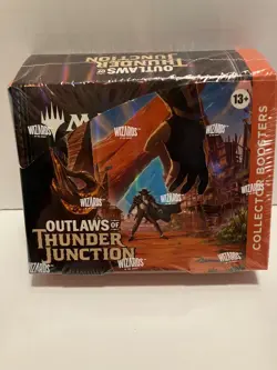 x1 MTG Outlaws of Thunder Junction OTJ Collector Booster Box New Sealed - Image 1