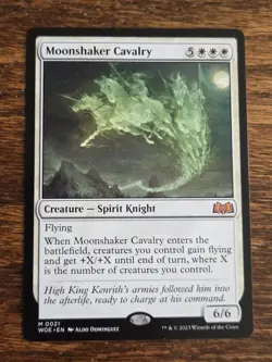 Moonshaker Cavalry - NM - MTG Rare - Wilds of Eldraine - Magic the Gathering - Image 1