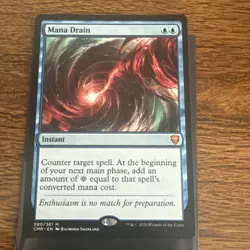 MTG Magic the Gathering Mana Drain (80/794) Commander Legends LP - Image 1