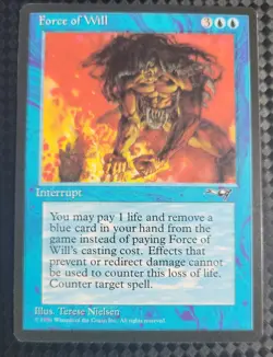 Force of Will Alliances - NM/LP Magic the Gathering 1996 #0800 - Image 1