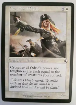 MTG - Innistrad Remastered: Crusader Of Odric (338) - Retro Common - Near Mint - Image 1