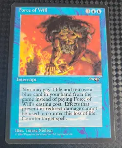 Force of Will Alliances - NM/LP Magic the Gathering 1996 #7710 - Image 1