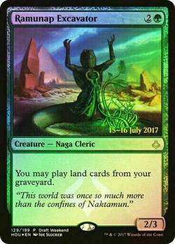 mtg magic excavatrice de ramunap excavator FOIL dated release ENGLISH - Image 1