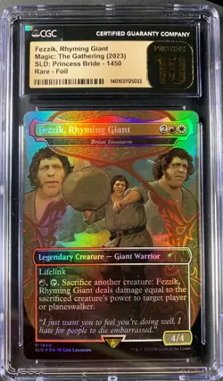 Fezzik - Princess Bride Secret Lair Drop Series Foil MTG - CGC Pristine 10 - Image 1