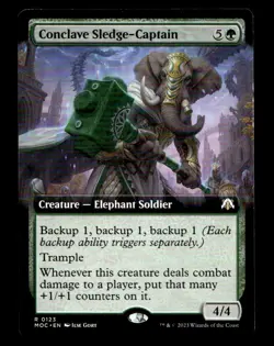 Conclave Sledge-Captain (Extended Art) 123 R Commander: March of the Machine - Image 1