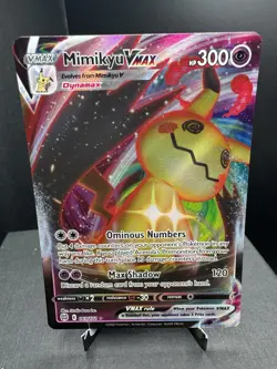 Pokemon TCG SWSH Brilliant Stars Mimikyu VMAX 069/172 Ultra Rare Holo NM! - Image 1
