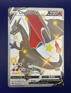 Charizard V 079 Champions Path Secret Rare Pokemon TCG - NM - Image 1