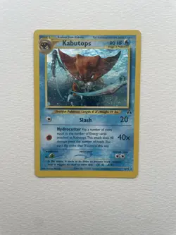 Kabutops 6/75 Rare Holo Neo Discovery WOTC Pokemon TCG Vintage - Image 3
