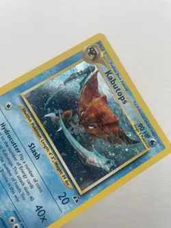 Kabutops 6/75 Rare Holo Neo Discovery WOTC Pokemon TCG Vintage - Image 4