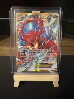 2016 Volcanion EX Secret Rare 115/114 Pokemon TCG: XY Steam Siege Holo Full Art - Image 1