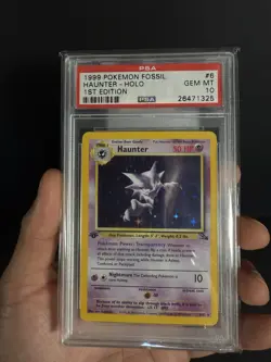 Pokemon Fossil Haunter #6 Holo 1st Edition PSA 10 - Image 1